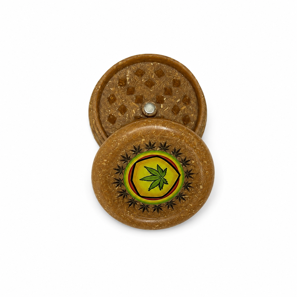 [A2S-GR-MAD] Grinder de madera HIBRON — diseño variado