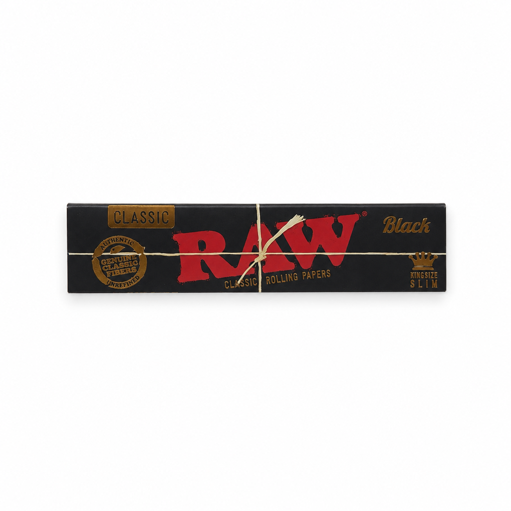 [A2S-RAW-BKS] RAW Black King Size Slim — 32 hojas